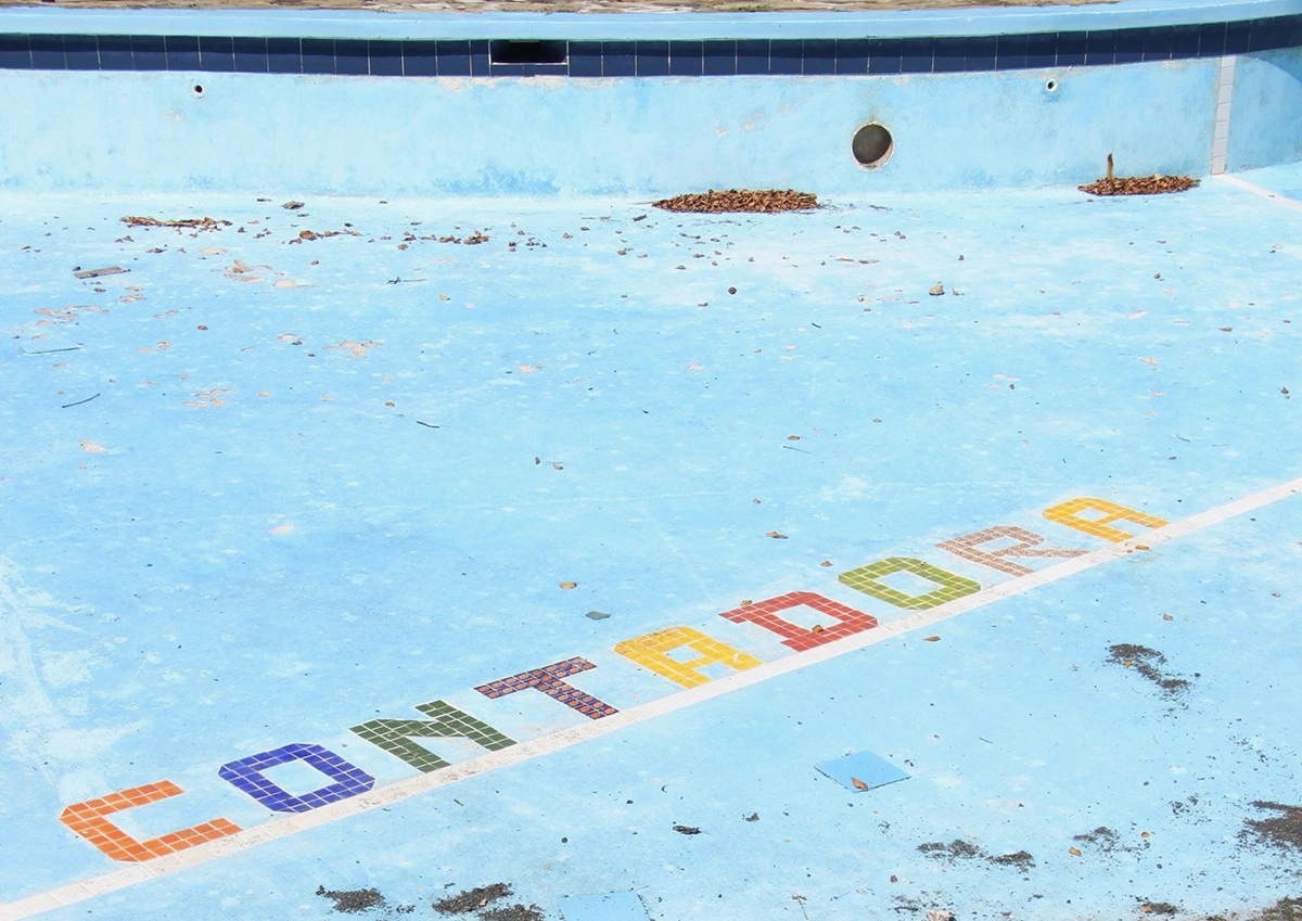 One of several pools at the resort.