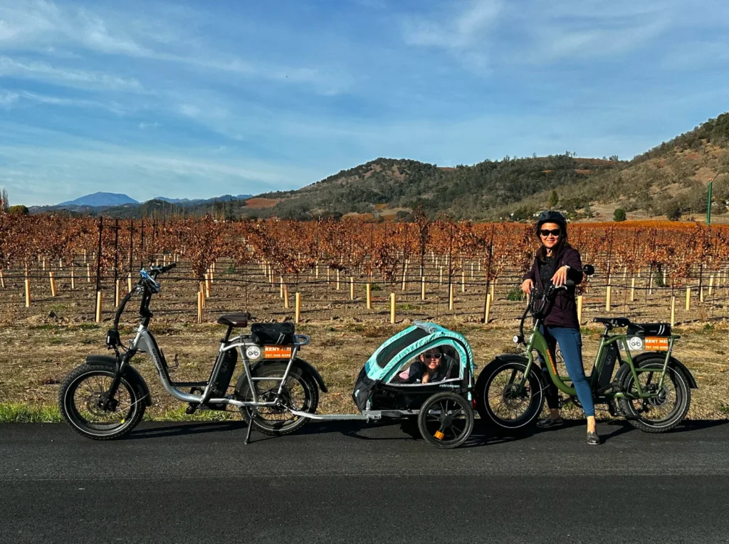 E-biking around Sonoma Valley is fun and safe
