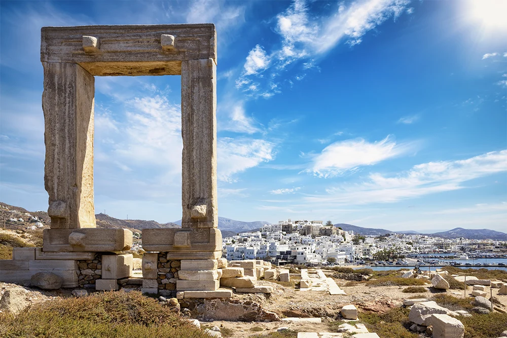 Naxos Island's famous gate